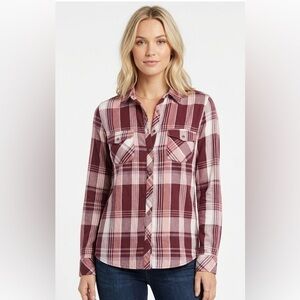 Como vintage plaid shirt size XLarge